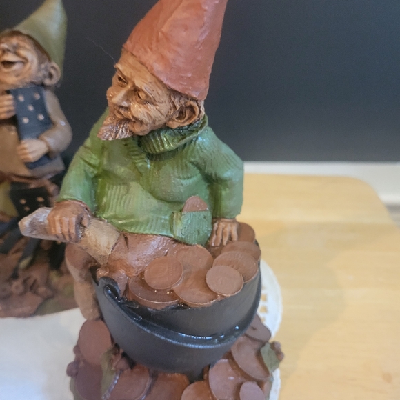 Lot of Three Tom Clark Collection Gnomes: Fats, Locke,  Gnome of Zurich - Picture 2 of 16